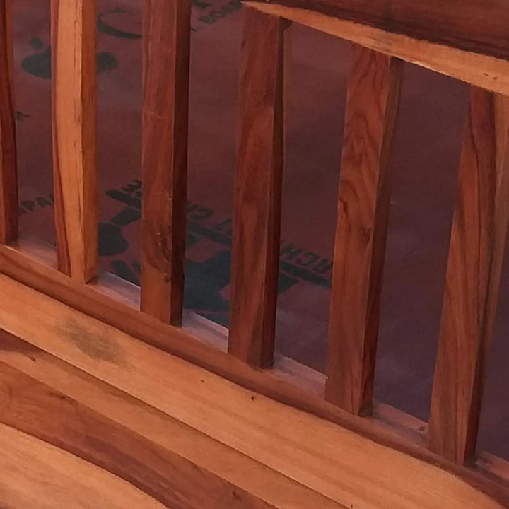 Translation missing: en.APRODZ Sheesham Wood Moyer Bunk Bed for Bedroom |Light Rosewood Finish
