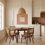 Mango Wood Azubu Wall Decorative Mirror Frame| Wooden Mirror | White Finish 