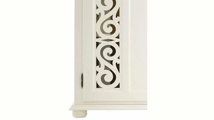 Translation missing: en.APRODZ Soild Wood Fora Sideboard Storage Cabinet for Living Room | White Finish