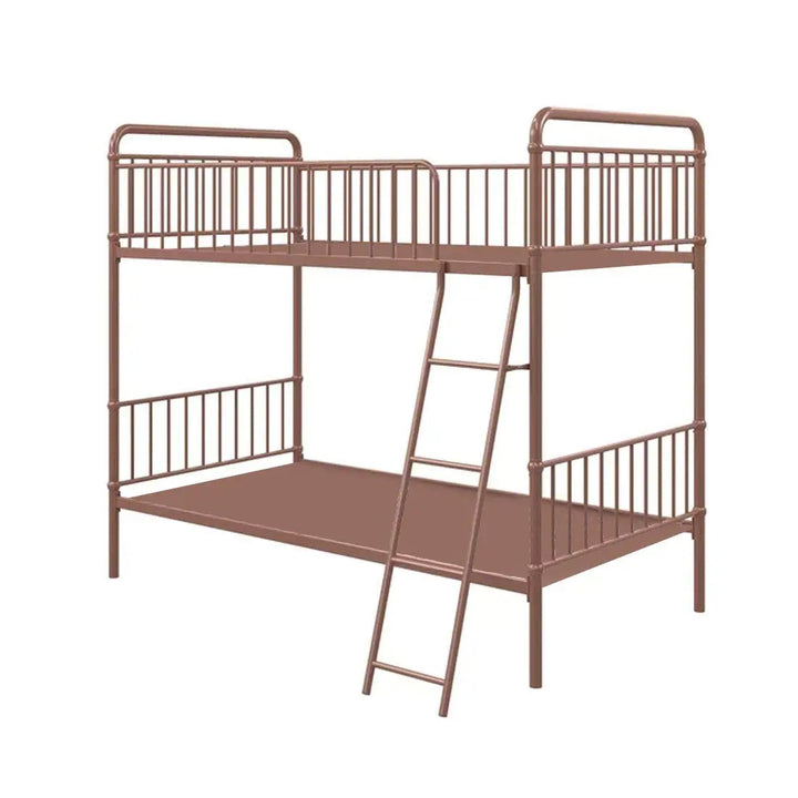 Translation missing: en.APRODZ Marks Twin Bunk Bed (Metal - Gold Powder Coated)