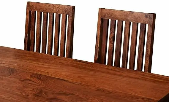 Translation missing: en.Sheesham Wood Tulsa 6 Seater Dining Table Set for Home | Dining Furniture | Brown Finish 
