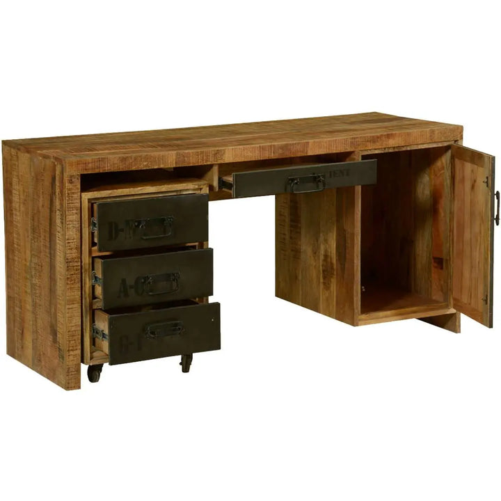Translation missing: en.APRODZ Solid Wood Quiogue Study Desk Table for Home and Office