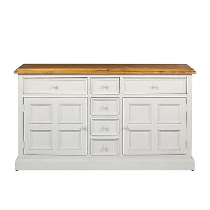 APRODZ Solid Wood Toledo Sideboard Storage Cabinet for Living Room