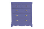 APRODZ Mango Wood Storage Cabinet Callao Chest of 5 Drawers Furniture for Living Room | Minsk