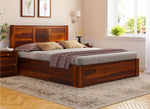 Sheesham Wood Durque Hydraulic Bed 