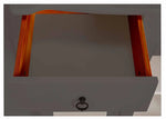 Aprodz Soild Wood Teresina Sideboard Storage Cabinet with Drawer for Living Room | Opera Evening Finish