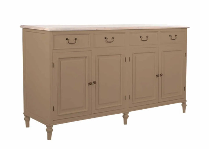 Translation missing: en.Solid Wood Cancun Storage Sideboard Cabinet with 4 Door and 4 Drawer for Living Room 