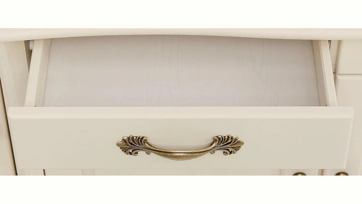 Translation missing: en.APRODZ Mango Wood Rosario Sideboard Storage Cabinet for Living Room | Wooden Cabinet for Home | White Finish