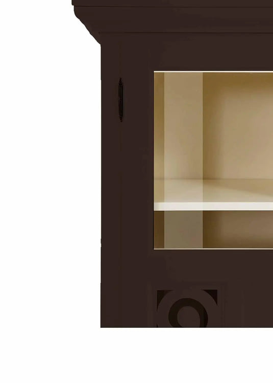 Translation missing: en.APRODZ Soild Wood Fora Sideboard Storage Cabinet for Living Room | Eastern Brownstone Finish