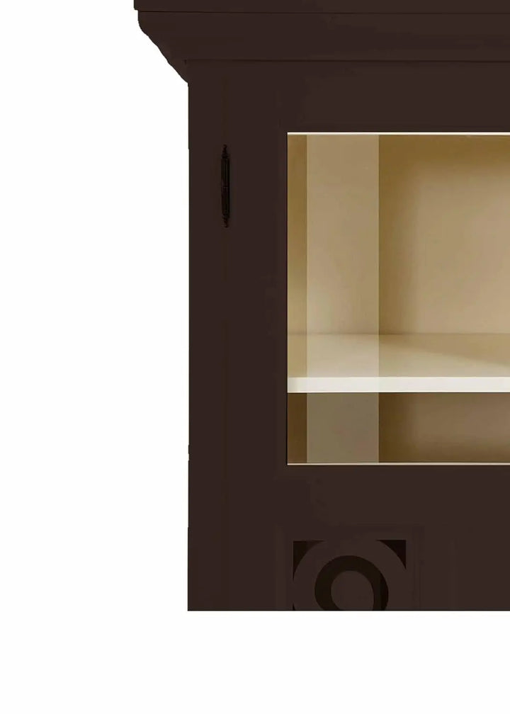 Translation missing: en.APRODZ Soild Wood Fora Sideboard Storage Cabinet for Living Room | Eastern Brownstone Finish