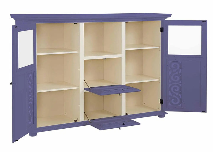 Translation missing: en.APRODZ Soild Wood Fora Sideboard Storage Cabinet for Living Room | Siberian IRIS Finish