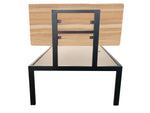 Single Size Bed Without Storage for Home & Living Room Cot Bed Furniture 