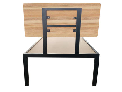 Single Size Bed Without Storage for Home & Living Room Cot Bed Furniture