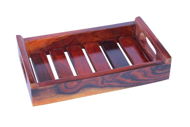 Sheesham Wood Decorative Antique Touch Serving Tray 