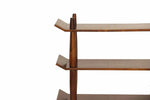 Solid Wood Stylish Bookcases and Book Shelves for Living Room | Rack Shelf | Natural Finish, Brown 
