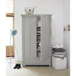 Aprodz Mango Wood Antelya Multipurpose Storage Sleek Wardrobe Almirah for Living Room