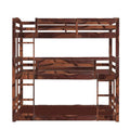 APRODZ Single Size Ipsotu Sheesham Wood Bunk Bed for Bedroom (Rosewood - Brown)