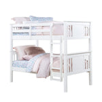 Sheesham Wood Beerar Kids Bunk Beds with Ladder for Bedroom 