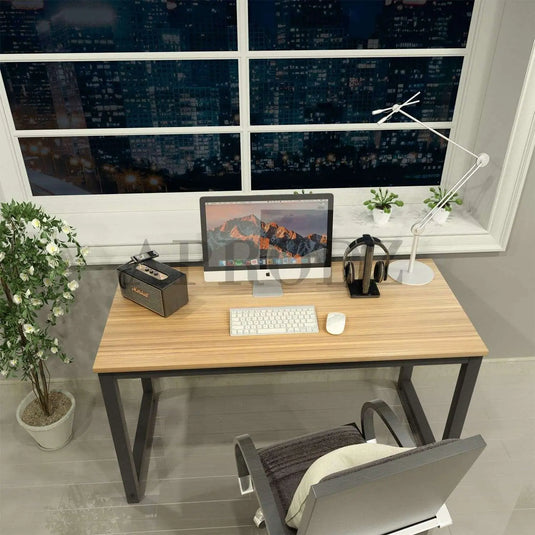 Translation missing: en.Computer Desk 47" Modern Sturdy Office Desk Study Writing Desk for Home Office, White 