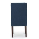 Rove Fabric Dining Chair (Set of 2), Navy Blue 