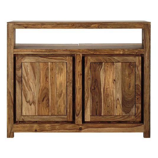 Translation missing: en.APRODZ Sheesham Wood Wine Storage Garran Stylish Bar Cabinet for Living Room