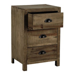 Solid Wood Manki Bedside Storage Table for Living Room 