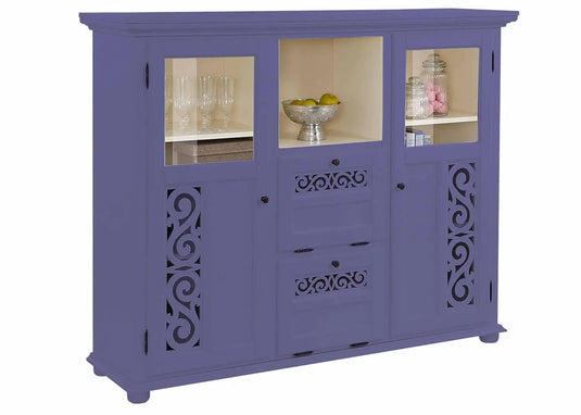 Translation missing: en.APRODZ Soild Wood Fora Sideboard Storage Cabinet for Living Room | Siberian IRIS Finish