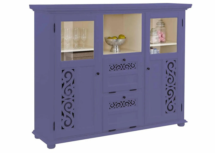 Translation missing: en.APRODZ Soild Wood Fora Sideboard Storage Cabinet for Living Room | Siberian IRIS Finish