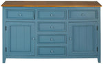 Mango Wood Cubatao Sideboard Storage Cabinet – Living Room Wooden Sideboard 