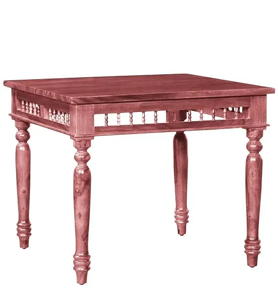 Sheesham Wood Norcross 4 Seater Dining Table Set for Home | Dining Furniture | Brown Finish 