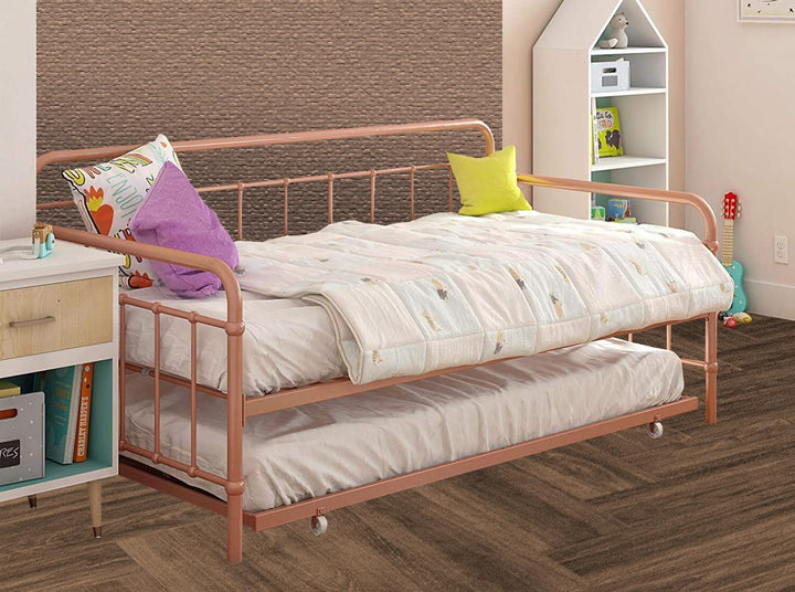 Translation missing: en.Marks Daybed Twin Size Metal and Mdf Trundle Bunk Bed 