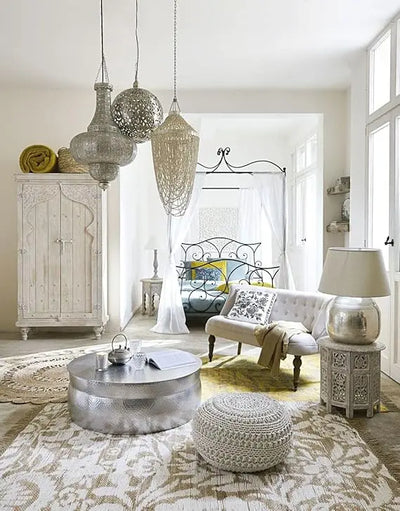 Mehrab Mango Wood 2-Door Wardrobe Storage rah Cupboard for Cloths (Solid Wood - White)