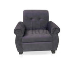 Single Seater Fabric Sofa | Comfortable & Stylish Upholstered Sofa for Home & Office | Durable & Elegant Living Room Seating S-271-1 Seater 