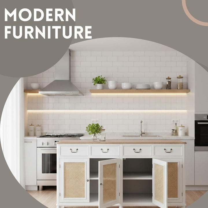Translation missing: en.Solid Wood Sideboard Cabinet with 3 Drawer Storage Organize Cabinet for Home Dinning Kitchen Living Room &amp; Bedroom Multi Shelves Door Cabinets Hallway Dinning  Cabinets &amp; Storage