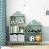Children's Shelves Metal Floor Bookshelf Childrens Bookcase Shelves Storage Unit and Rack Kids Book