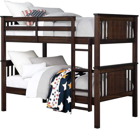 Translation missing: en.Sheesham Wood Beerar Kids Bunk Beds with Ladder for Bedroom 