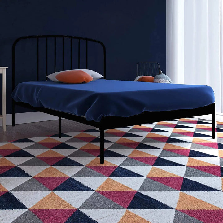 Translation missing: en.Chic Metal Bed Frame with Rounded Headboard | Adjustable Height 