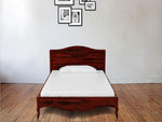 APRODZ Solid Wood Drawer Storage Single Size Stefa Bed for Bedroom Stylish | Cream Finish