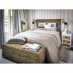 Mango Wood Bulolo One Drawer Selves Bedside Storage Table for Bedroom | White Finish 