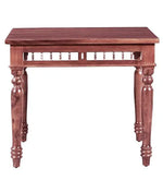 Sheesham Wood Norcross 4 Seater Dining Table Set for Home | Dining Furniture | Brown Finish 