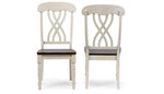 APRODZ Sheesham Wood Marceio Dining Chair Set for Home | Set of 2 Chair | Cream Finish