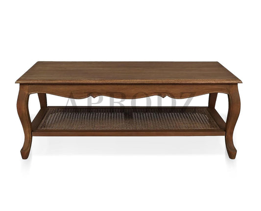 Laura Inspired Coffee Table | Rustic Charm | Solid Wood Construction | Ideal for Living Room Décor