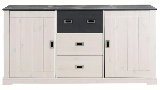 Translation missing: en.APRODZ Solid Wood Horizonte Sideboard Storage Cabinet for Living Room