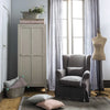 Mango Wood Multipurpose Storage Stockholm Wardrobe for Bedroom | 1 Door and 4 Sleeves