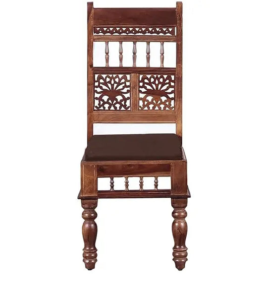 Translation missing: en.Sheesham Wood Norcross 4 Seater Dining Table Set for Home | Dining Furniture | Brown Finish 