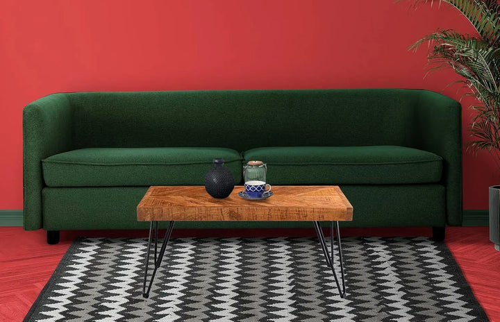 Translation missing: en.Parquetry Hairpin Leg Coffee Table - Unique Home Decor Piece 