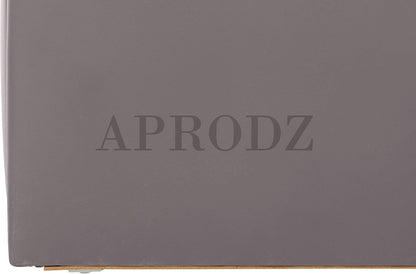 APRODZ Upholstered Single Size Bed with Box Storage (Light Grey Leatherette)