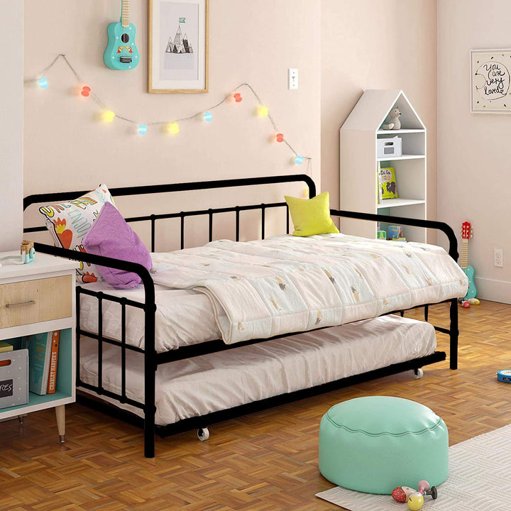 Translation missing: en.Marks Daybed Twin Size Metal and Mdf Trundle Bunk Bed 