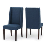 Rove Fabric Dining Chair (Set of 2), Navy Blue 