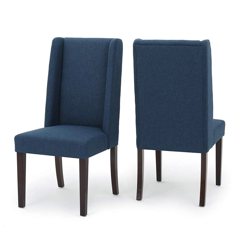 Rove Fabric Dining Chair (Set of 2), Navy Blue 